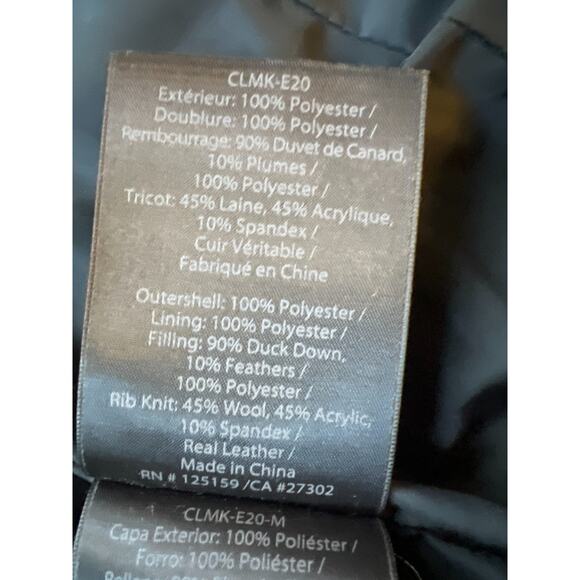 $1800 Mackage Trish Black Hooded Kay Down Parka Coat Jacket W Fur Collar Sz XXS - Picture 14 of 16